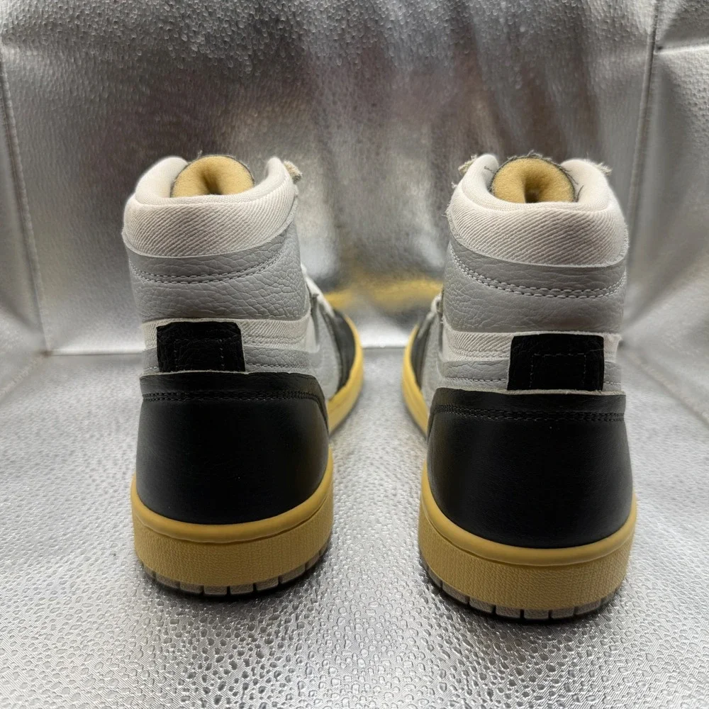 Size 6 Jordan 1 Retro High OG Craft Ivory Mens Grey Black Excellent FB9891-001
